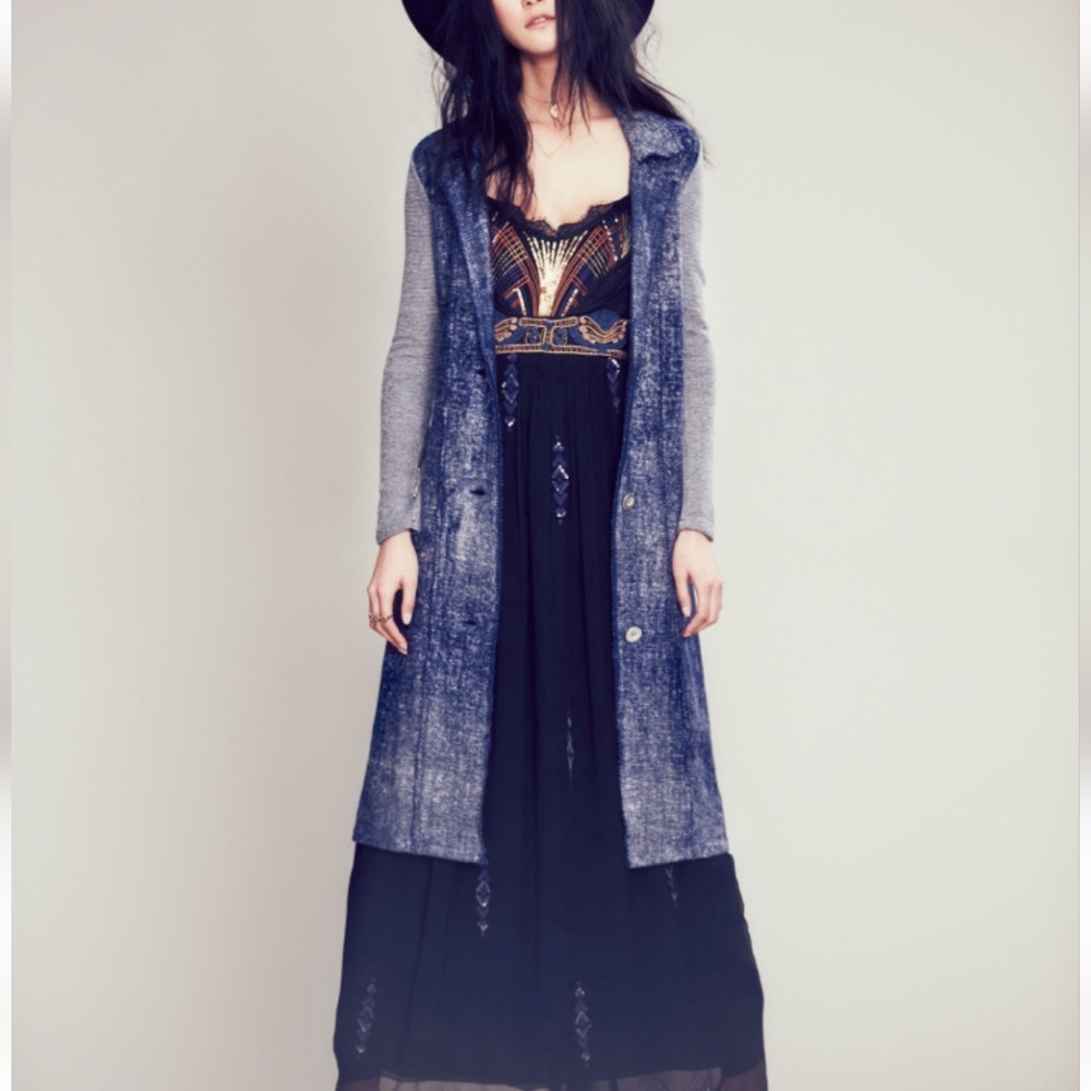 Free People : Duster With Raw Edging